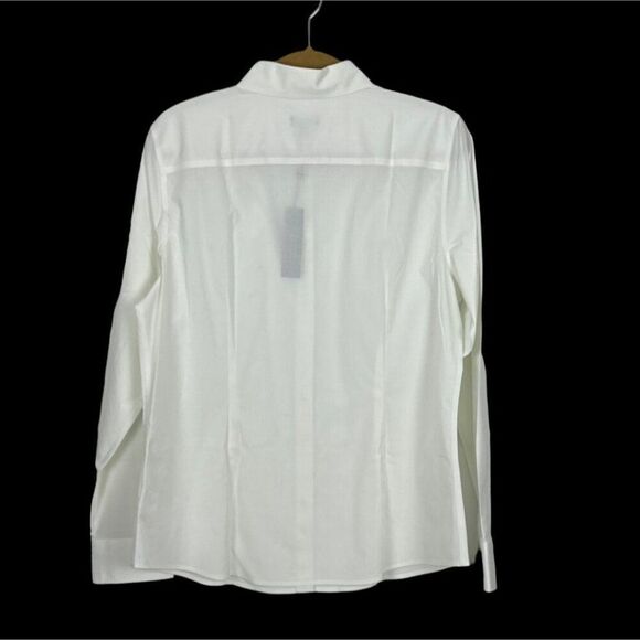 Talbot long sleeve white woman's blouse. Womens size 16 - Picture 6 of 11